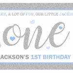 1st Birthday banner Pink or blue free delivery