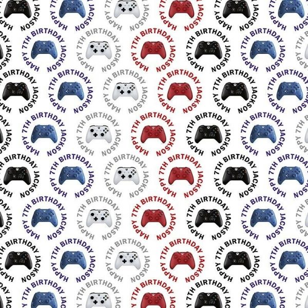 gamer wrapping paper for presents