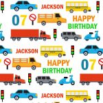 cars and traffic to wrap presents