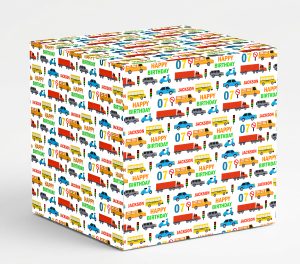 Cars Happy Birthday Gift Wrapping Paper