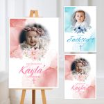Personalised Christening Custom sign