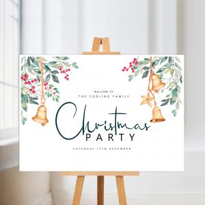 Christmas Welcome Sign for front of party