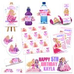 Barbie birthday party decor