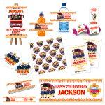 Fireman Sam Personalised Birthday Party decorations