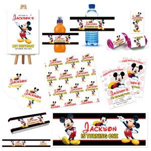 Mickey Mouse birthday party decorations