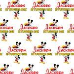 Mickey Mouse personalised wrapping paper