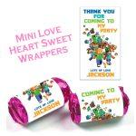 Minecraft mini love heart wrapper