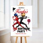 Personalsied welcome party lady bug