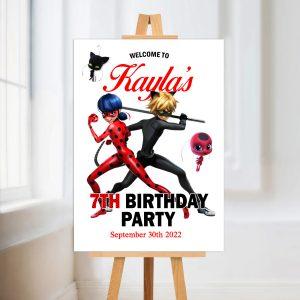 Personalsied welcome party lady bug