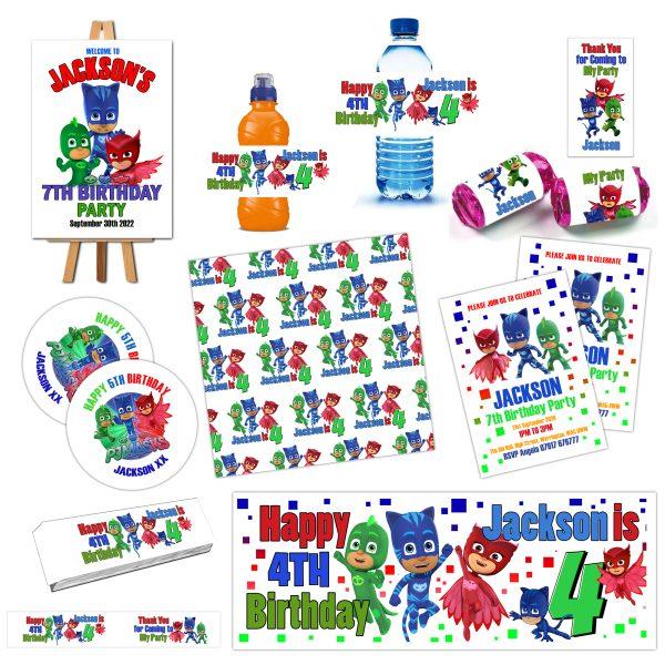 Pj Masks party set