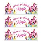 Personalised Disney princess Birthday banner