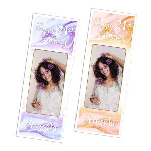 Verticle wall happy Birthday Banner