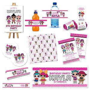 Girls Happy Birthday party collection