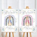 Peter Rabbit Personalised Baby Shower Welcome Sign