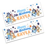 Bluey birthday banner