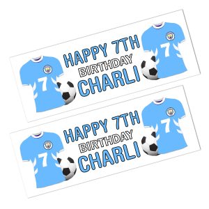 Manchester City party banner
