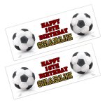 Soccer-themed birthday banner for Charlie
