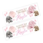 pink jelly cat saying happy birthday 
