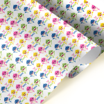 personalised baby shark gift wrapping paper