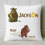 Personalised Gruffalo Pocket Reading Cushion 